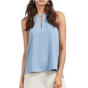 Ted Baker Dippa Light Blue Keyhole Top